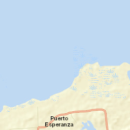 Puerto Esperanza Street Map