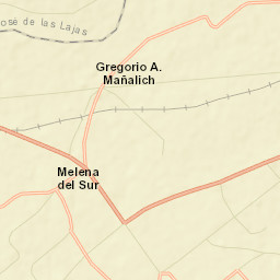 Municipio de Melena del Sur Street Map