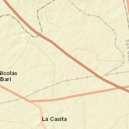 San Nicolás de Bari Street Map