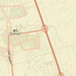 Rābigh Street Map