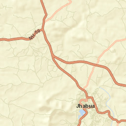 Jhabua Street Map
