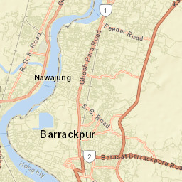 Bhadreswar Street Map