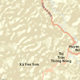 Huyện Thông Nông Street Map