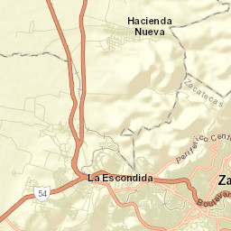Hacienda Nueva Street Map