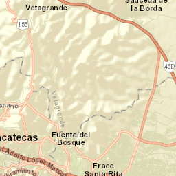 Sauceda de La Borda Street Map