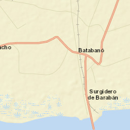 Batabanó Street Map
