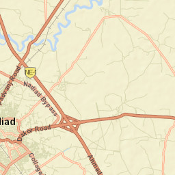 Nadiad Street Map