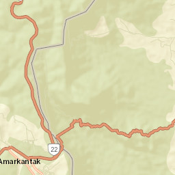 Amarkantak Street Map