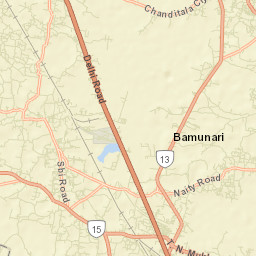 Monoharpur Street Map