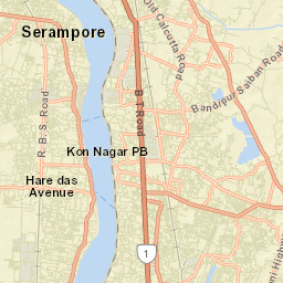 Panihati Street Map