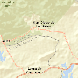 San Diego de Los Baños Street Map