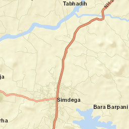 Simdega Street Map