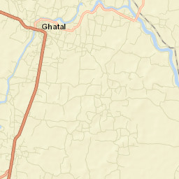 Ghatal Street Map