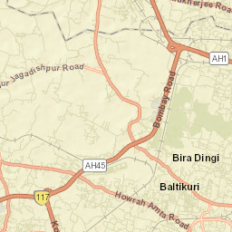 Krishnapur Street Map