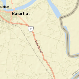 Basirhat Street Map