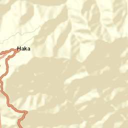 Hakha Street Map