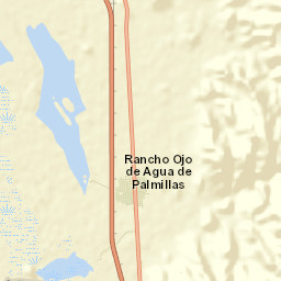 Ojo de Agua de Palmillas Street Map