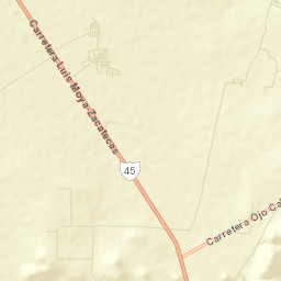 Cerrito de la Cruz Street Map