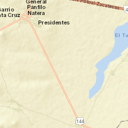 General Pánfilo Natera Street Map