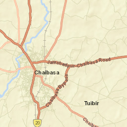 Chaibasa Street Map