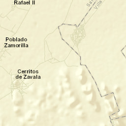 Derramaderos Street Map