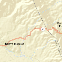 Nuevo Morelos Street Map