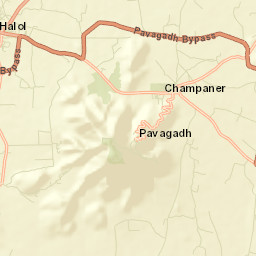 Champaner Street Map