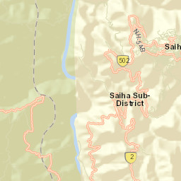 Saiha Street Map