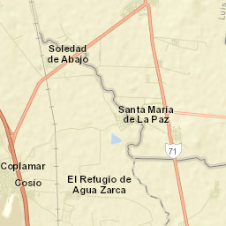 Santa María de la Paz Street Map
