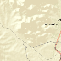 Ahualulco del Sonido Trece Street Map