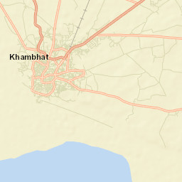 Khambhat Street Map
