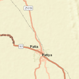 Patiya Street Map