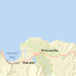 Princeville Street Map