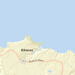 Kīlauea Street Map