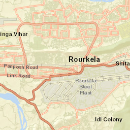 Raurkela Street Map