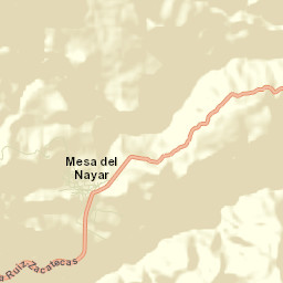 Mesa del Nayar Street Map