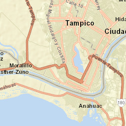 Anahuac Street Map