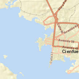 Municipio de Cienfuegos Street Map
