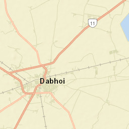 Dabhoi Street Map