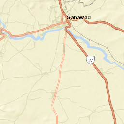 Sanawad Street Map