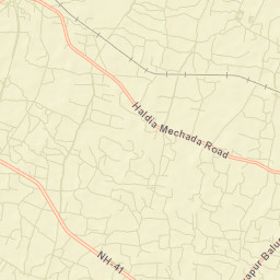 Mahishadal community development block Street Map
