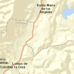 Canoas de Arriba Street Map