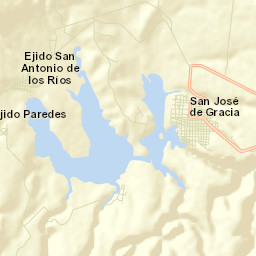 San José de Gracia Street Map