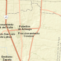 Emiliano Zapata Street Map