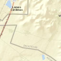 Lázaro Cárdenas Street Map