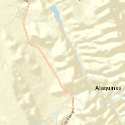 Alaquines Street Map