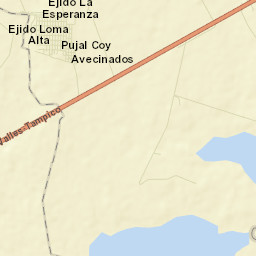 Pujal-Coy Street Map