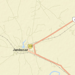 Jambusar Street Map