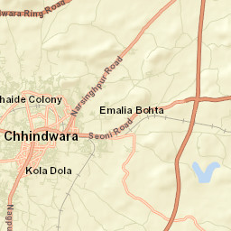 Chhindwara Street Map