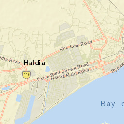 Haldia Street Map